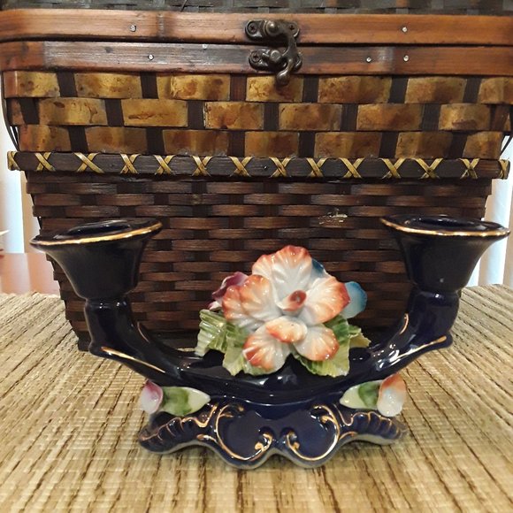 Rare VTG Porcelain CLUJ Napoca Candle Holder - Picture 2 of 10